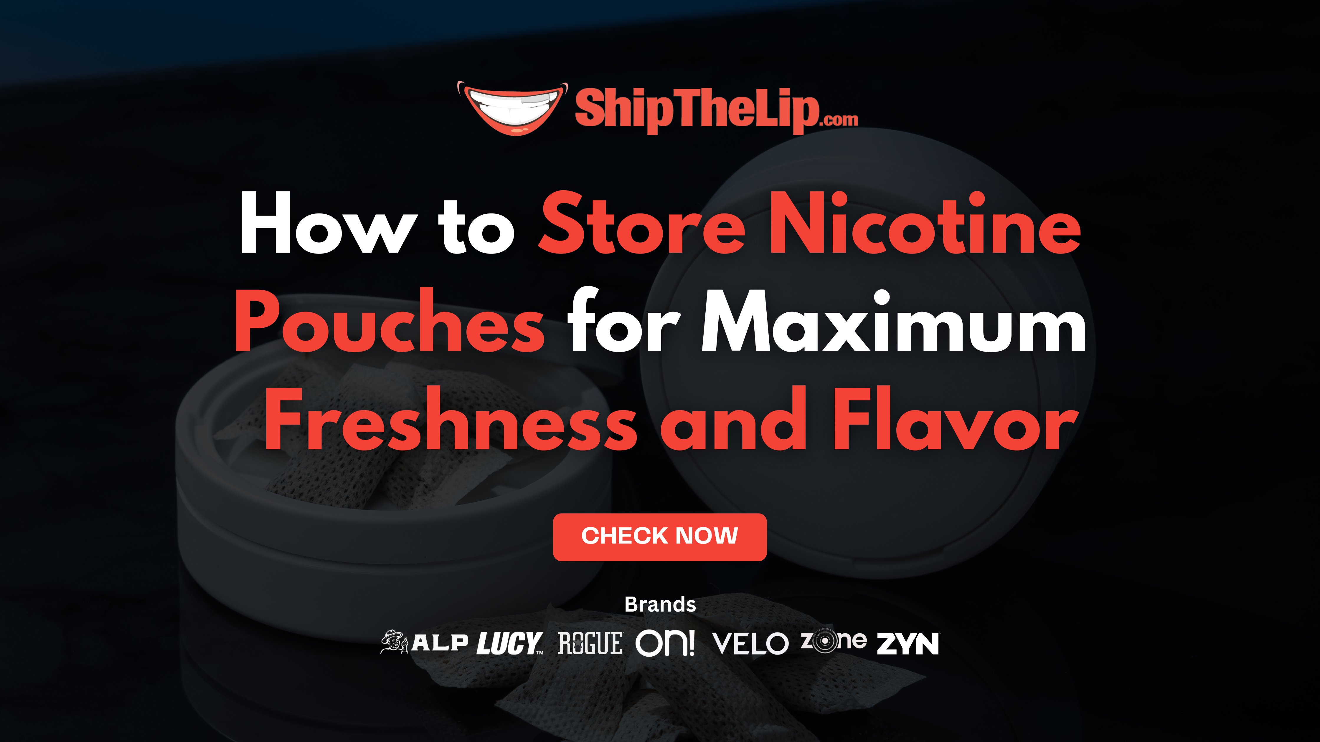 How to Store Nicotine Pouches for Maximum Freshness and Flavor