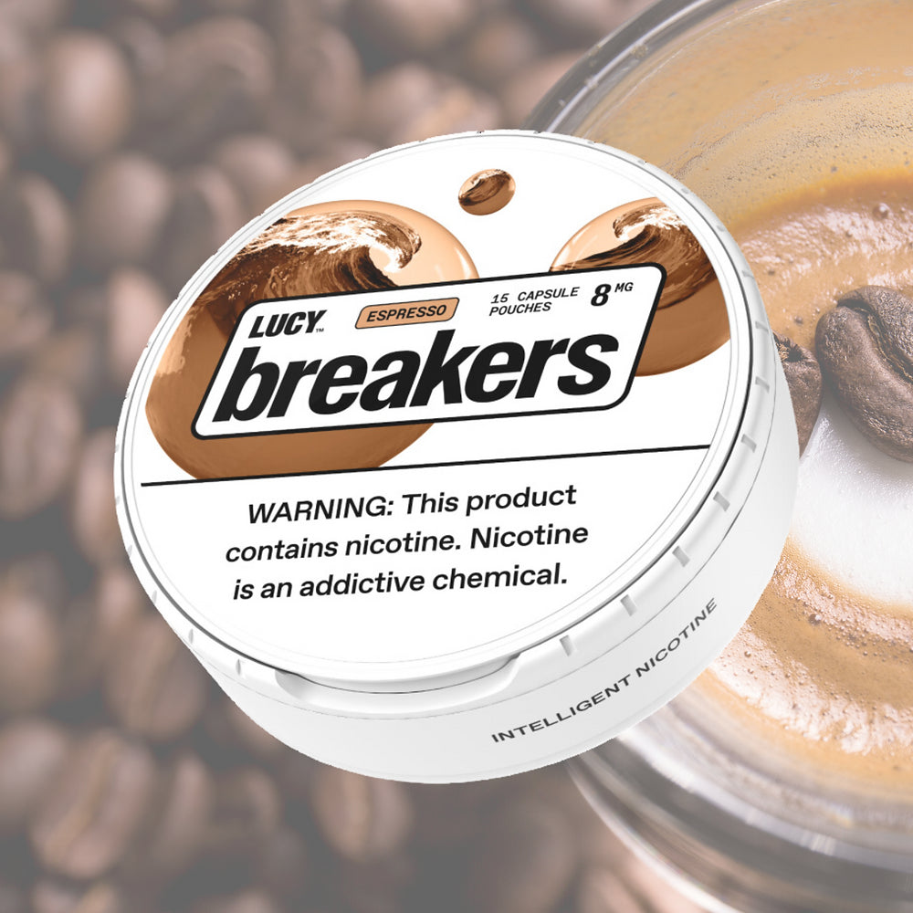 breakers tobacco FDA warns of products resembling candy. See them side-by-side Each can contains 15 pouches Lucy Breakers Nicotine Pouches |