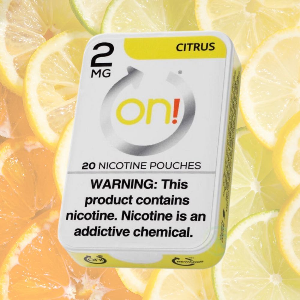 2mg tobacco pouch On! Wintergreen (From $3.75/Can) The nicotine content of 8 mg/pouch is on the stronger side of the scale which gives a pleasant buzz On Mint 2mg - Armanetti